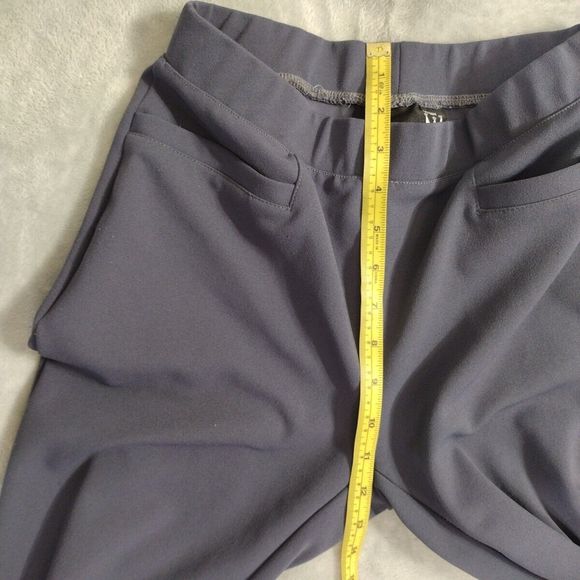 Women's Pull On Pants Casual Petite Sz SP Gray Stretch Pockets Anthony Women's - Picture 9 of 12